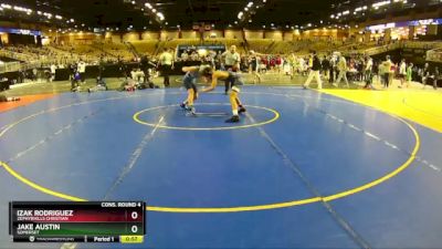 113 lbs Cons. Round 4 - Izak Rodriguez, Zephyrhills Christian vs Jake Austin, Somerset