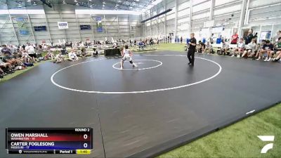 113 lbs Round 2 (8 Team) - Owen Marshall, Washington vs Carter Foglesong, Missouri