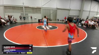 100 lbs Round 1 (16 Team) - Alzider Ortiz, Florida vs Marius Garcia, Ohio Scarlet