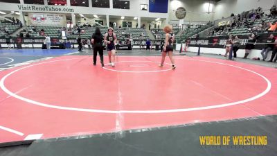 135 lbs 5th Place - Delilah Queen, Unaffiliated vs Julissa Gonzalez, Shafter Youth Wrestling