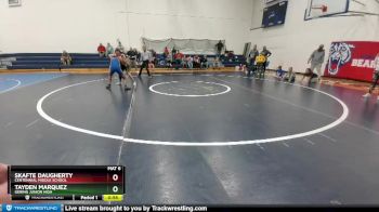 113-121 lbs Round 3 - Tayden Marquez, Gering Junior High vs Skafte Daugherty, Centennial Middle School