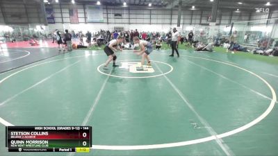 144 lbs Semifinal - Quinn Morrison, New Kent Wrestling Club vs Stetson Collins, Believe 2 Achieve