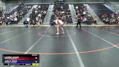 14U-1 lbs Round 1 - Lauren Adams, Caveman Wrestling vs Amelia Walk, Immortal Athletics