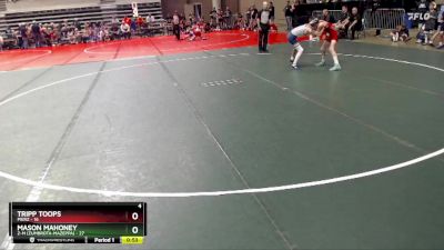 93 lbs Quarterfinals (8 Team) - Tripp Toops, Pierz vs Mason Mahoney, Z-M (Zumbrota-Mazeppa)