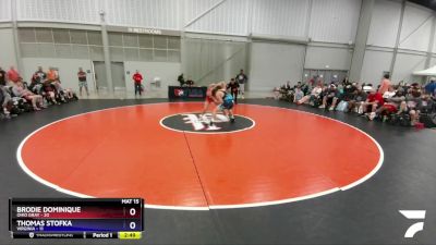 152 lbs Quarters & 1st Wb (16 Team) - Brodie Dominique, Ohio Gray vs Thomas Stofka, Virginia