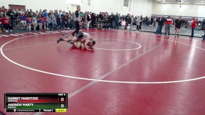 152 lbs Cons. Round 1 - Garret Marotzke, Wabasso vs Andrew Marty, MAHACA