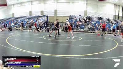 106 lbs Cons. Round 2 - Lucas Neff, OH vs Lucas Slaastad, IL