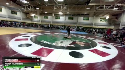 110 lbs Quarterfinal - Kaden Haakinson, BEWA vs Ryan Lucero, Heights Wrestling Club