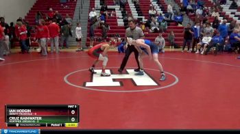 132 lbs Placement (12 Team) - Ian Hodgin, Hewitt-Trussville vs Cruz Rainwater, Mortimer Jordan HS