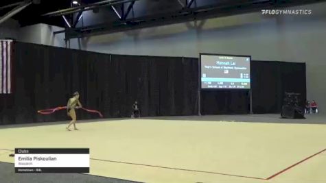 Emilia Piskoulian - Clubs, Wasatch - 2021 USA Gymnastics Championships