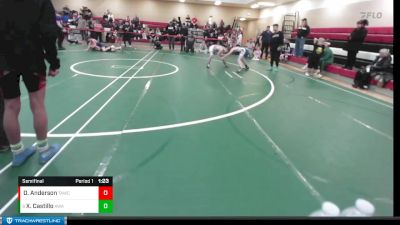 114 lbs Semifinal - Xaeden Castillo, Ascend Wrestling Academy vs Dakota Anderson, Team Aggression Wrestling Club