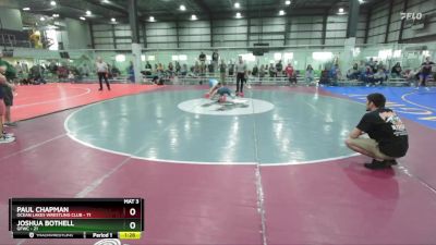 138 lbs Cons. Round 4 - Joshua Bothell, GFWC vs Paul Chapman, Ocean Lakes Wrestling Club