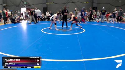 130 lbs Quarterfinal - Mason Harsch, CA vs Zoe Ortiz, ID