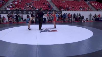 50 kg Cons 16 #1 - Greta Gustafson, Santa Cruz County Wrestlers Union vs Nina Pham, Army (WCAP)