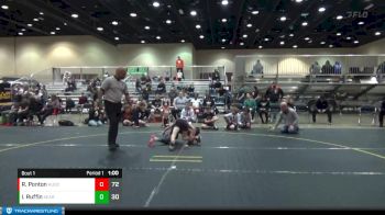 77 lbs Semis (4 Team) - Isaiah Ruffin, Kearsley vs Rodney Ponton, Hudson Orange