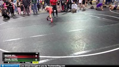 83 lbs Cons. Round 3 - Brodie Hill, Pomona Elite (PWCC) vs Frank Motes, Gold Rush Wrestling