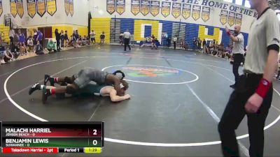 182 lbs Semifinals (8 Team) - Benjamin Lewis, Suwannee vs Malachi Harriel, Jensen Beach