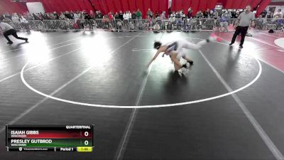 126 lbs Quarterfinal - Presley Gutbrod, Wisconsin vs Isaiah Gibbs, Wisconsin