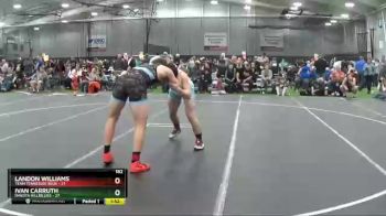 182 lbs Cross Bracket (8 Team) - Ivan Carruth, Dakota Hillbillies vs Landon Williams, Team Tennessee Blue