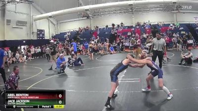 70 lbs Round 3 - Abel Benton, White Knoll Youth Wrestling vs Jace Jackson, Gaston Grizzlies