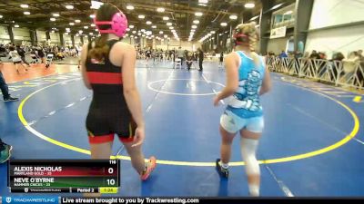 122 lbs Rd# 7- 9:00am Saturday - Vanessa Bechtel, Maryland Gold vs Skyla Simpson, Hammer Chicks