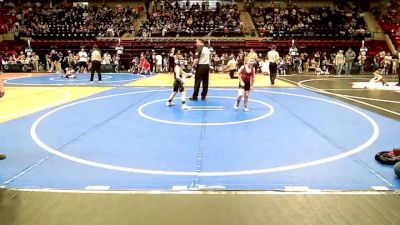 66 lbs Consolation - Sterling Gunn, Barnsdall Youth Wrestling vs Kade Carter, Highlander Youth