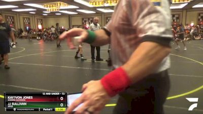 72 lbs Semifinal - Kay?Von Jones, Havers Hammers vs Jj Sullivan, Apex