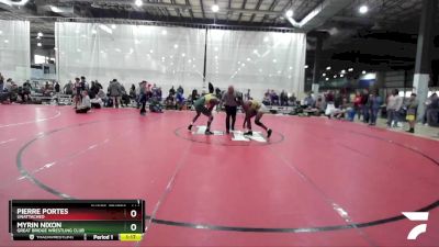 144 lbs Semifinal - Myrin Nixon, Great Bridge Wrestling Club vs Pierre Portes, Unattached