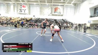 170 lbs Champ. Round 2 - Benny Feinberg, HF-L Wrestling vs Danny Morrison, Club Not Listed