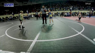 52 lbs Round Of 16 - Sawyer Bagwill, Berryhill Wrestling Club vs Kamden Peters, Harrah Little League Wrestling