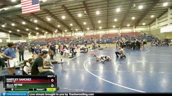 70 lbs Round 1 (6 Team) - Ella Heyne, Oregon vs Hartley Sanchez, Idaho