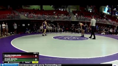 132 lbs Round 3 (6 Team) - Alijah Gabaldon, Eaglecrest vs Ryker Booth, Grand Island