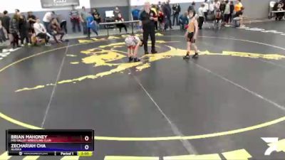 84 lbs Round 3 - Brian Mahoney, Mid Valley Wrestling Club vs Zechariah Cha, Alaska