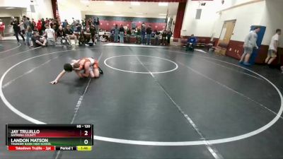 120 lbs Cons. Round 6 - Jay Trujillo, Natrona County vs Landon Matson, Thunder Basin High School