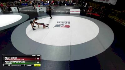 74 lbs Cons. Round 4 - Alonzo Maldonado, California vs Adam Wiese, Hemet Youth Wrestling Club