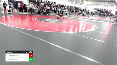 106 lbs Round Of 16 - John Baluyut, New Canaan vs Gavin Kubik, Amity