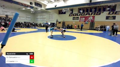 109 lbs Round Of 64 - Darius Corcuera, Paloma Valley vs Thunder Lewis, Clovis