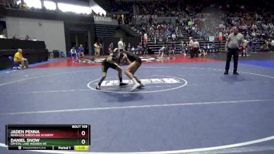 126 lbs Champ. Round 1 - Jaden Penna, Headlock Wrestling Academy vs Daniel Snow, Crystal Lake Wizards WC