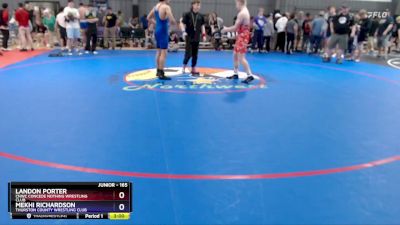 165 lbs 3rd Place Match - Landon Porter, CNWC Concede Nothing Wrestling Club vs Mekhi Richardson, Thurston County Wrestling Club