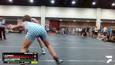 187 lbs Quarterfinal - Jt Spence, PSWA vs Gavin Hardister, Trinity Top Team