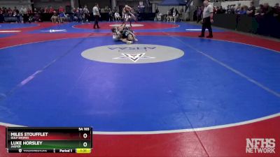 5A 165 lbs Quarterfinal - Miles Stoufflet, Gulf Shores vs Luke Horsley, Jasper