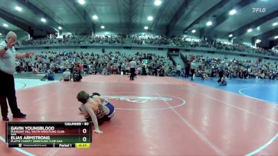 80 lbs Quarterfinal - Gavin Youngblood, Pleasant Hill Youth Wrestling Club-AAA vs Elias Armstrong, Platte County Wrestling Club-AAA