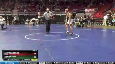 3A-106 lbs Cons. Round 2 - Ajay Braddock, Boone vs Aiden Kiesey, Linn-Mar