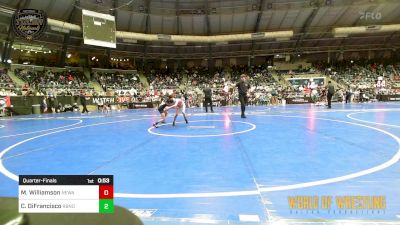 61 lbs Quarterfinal - Mackenzie Williamson, Nebraska Wrestling Academy vs Charlotte DiFrancisco, Rancho Bernardo