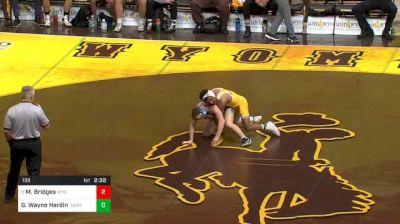 133 lbs Montorie Bridges, Wyoming vs Gary Wayne Harding, North Carolina