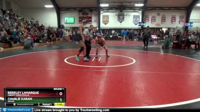 138 lbs Round 1 - Berkley LaMarque, Liberty (Wentzville) vs Charlie Karam, Solon