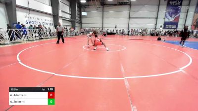 152 lbs Round Of 64 - Austyn Adams, OH vs Alex Zeller, ME