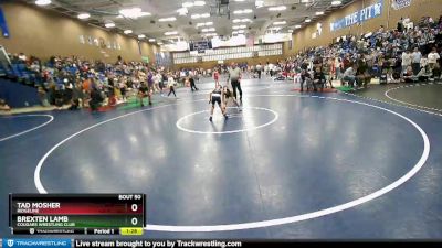 70 lbs Cons. Round 4 - Tad Mosher, Ridgeline vs Brexten Lamb, Cougars Wrestling Club