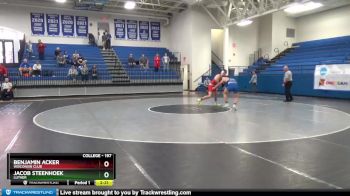 197 lbs Round 3 - Benjamin Acker, Wisconsin Club vs Jacob Steenhoek, Luther