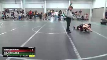 80 lbs Round 3 (4 Team) - Cooper Sanders, VA Elite vs Giovanni Barone, SMWC